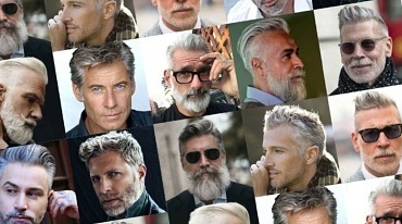 A 22 legjobb férfi hajstílus ősz hajjal