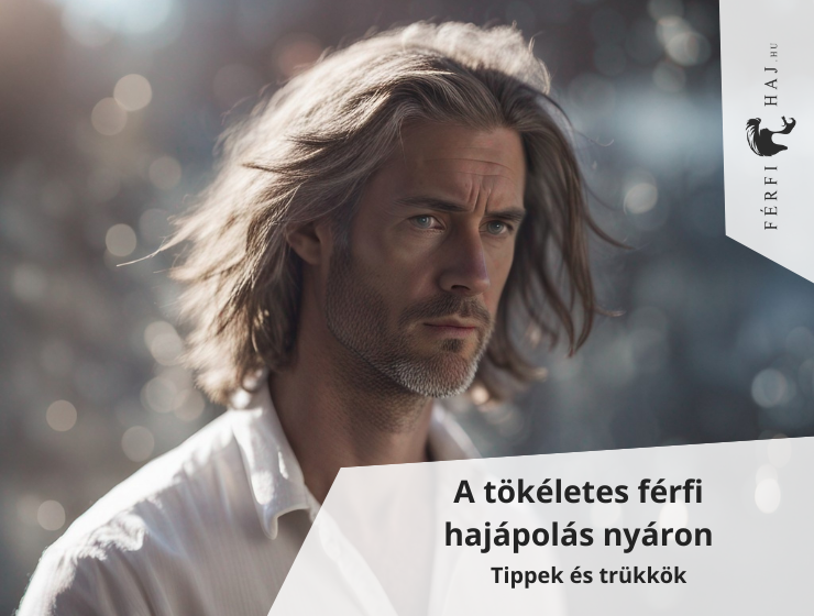 férfi hajápolás nyáron